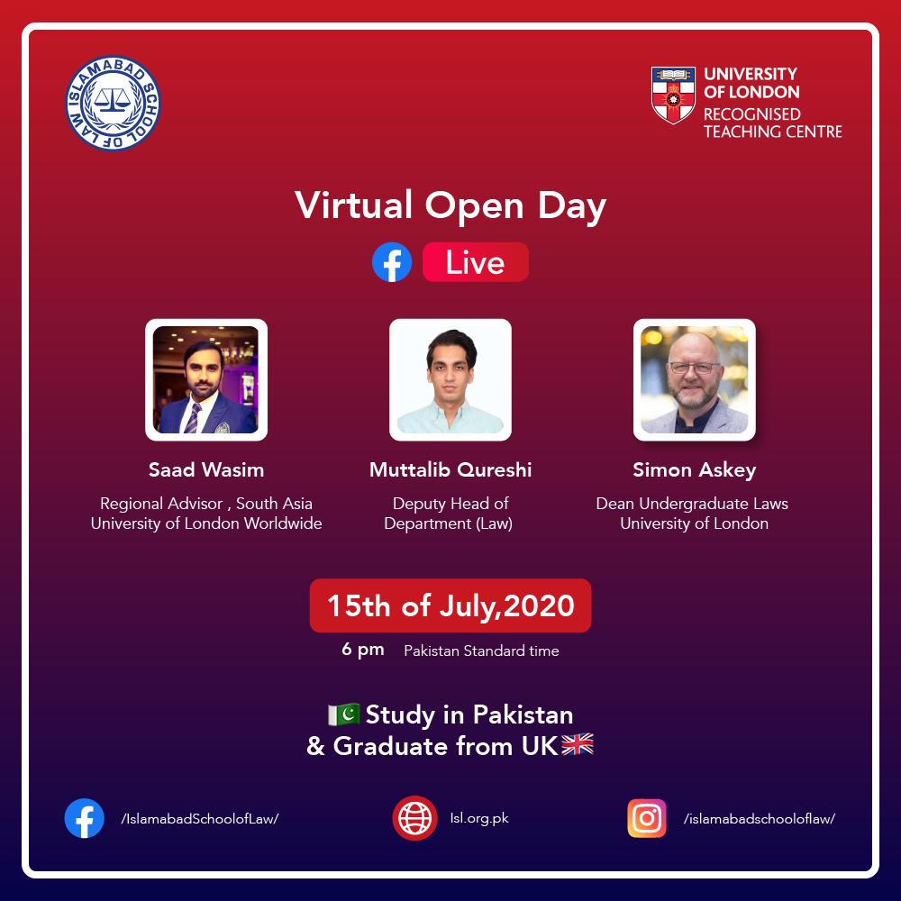 virtual open day event